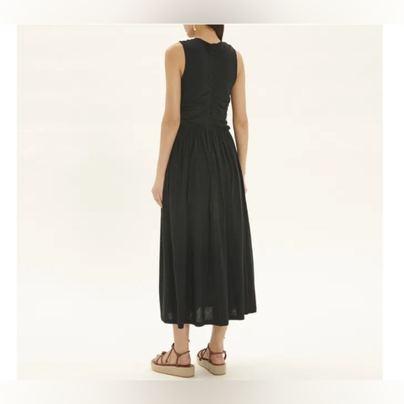 ULLA JOHNSON  Sascha ruched midi dress NWT - Picture 3 of 15